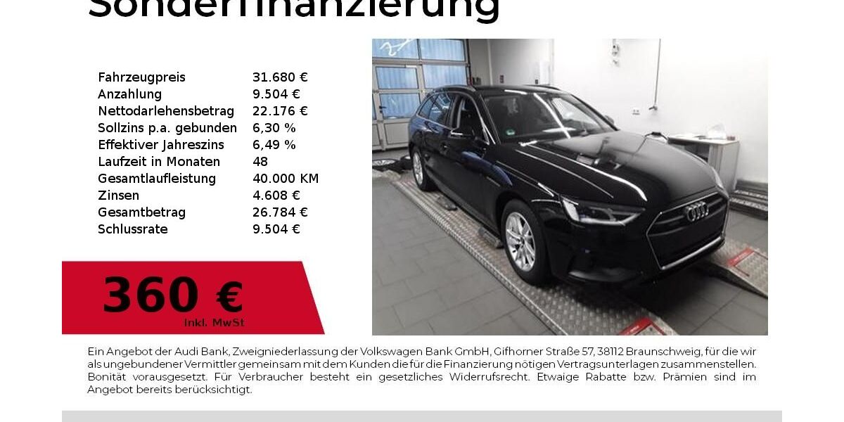 Audi A4 61.400 km 31.680 &euro; Nürnberg 90411