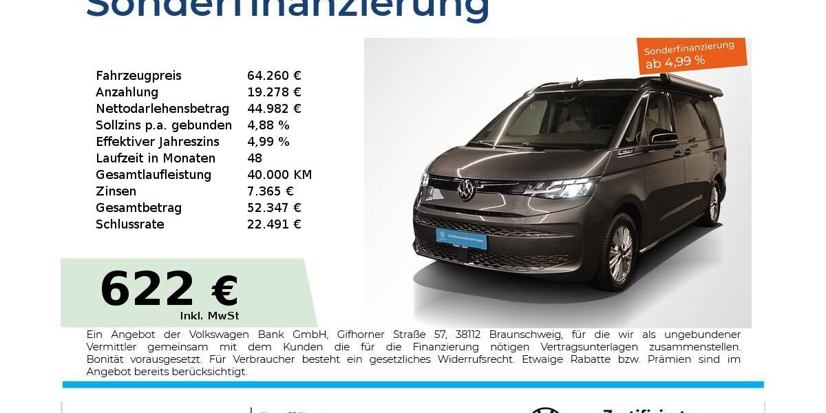 VW T7 California 17.250 km 63.665 &euro; Nürnberg 90441