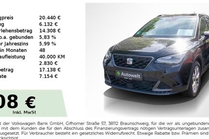 Seat Arona 51.250 km 20.440 &euro; Nürnberg 90431