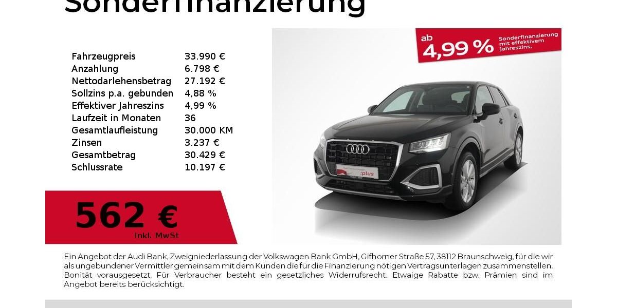 Audi Q2 22.652 km 33.440 &euro; Nürnberg 90441
