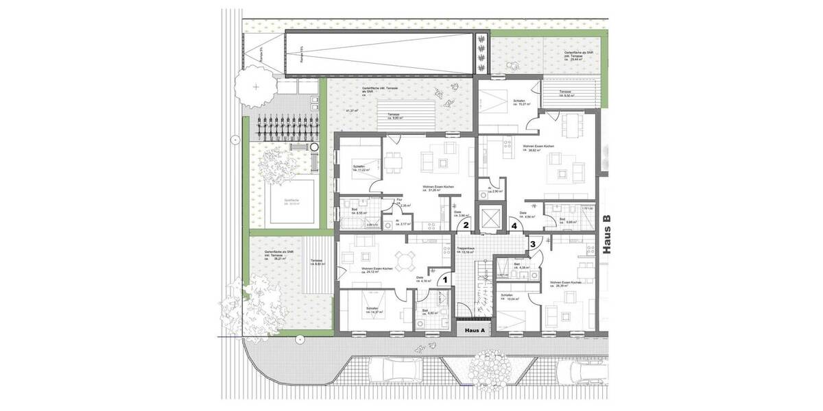 Etagenwohnung Fürth Südstadt - 3 Zimmer, 63 m&sup2;, 419.000&euro; | Angebot:26257636