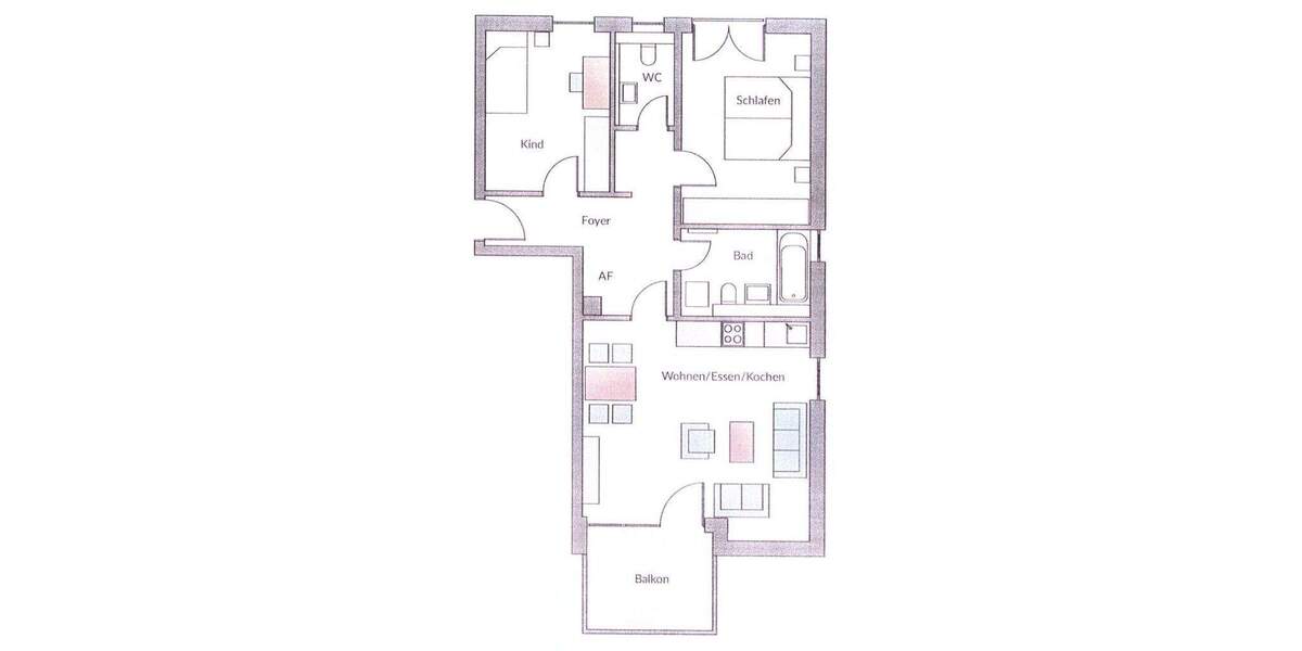 Etagenwohnung Röthenbach - 3 Zimmer, 76 m&sup2;, 990&euro; | Angebot:25801596