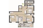 Etagenwohnung Erlangen / Bruck Bruck - 3 Zimmer, 90 m&sup2;, 1.720&euro; | Angebot:26439303