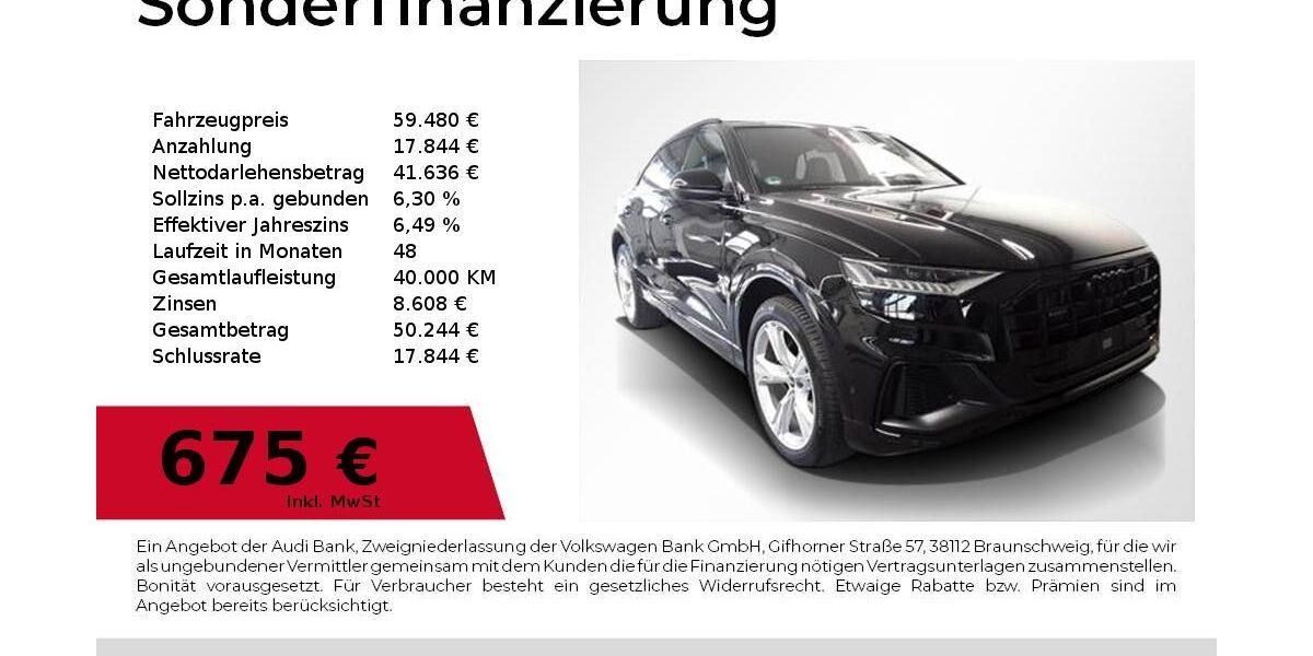 Audi Q8 124.900 km 59.480 &euro; Nürnberg 90411