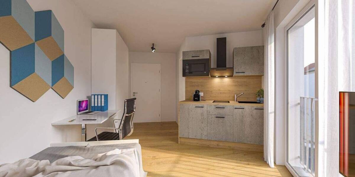 Etagenwohnung Nürnberg Gärten b Wöhrd - 2 Zimmer, 210.000&euro; | Angebot:26826398