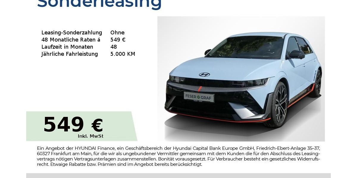 Hyundai IONIQ 5 8.625 km 52.950 &euro; Fürth 90763
