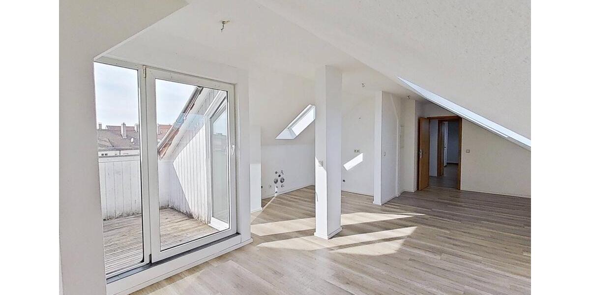 Dachgeschoßwohnung Nürnberg Rabus - 2 Zimmer, 47 m&sup2;, 491&euro; | Angebot:25804389