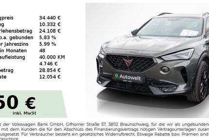 Cupra Formentor 21.150 km 34.440 &euro; Nürnberg 90431