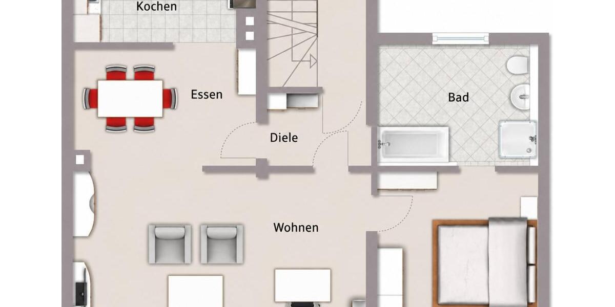 Erdgeschoßwohnung Langenzenn - 2.5 Zimmer, 65 m&sup2;, 750&euro; | Angebot:26521904