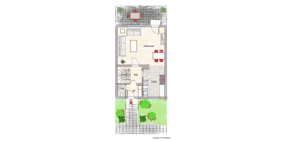 Reihenmittelhaus Erlangen Eltersdorf - 4 Zimmer, 92 m&sup2;, 380.000&euro; | Angebot:26684163