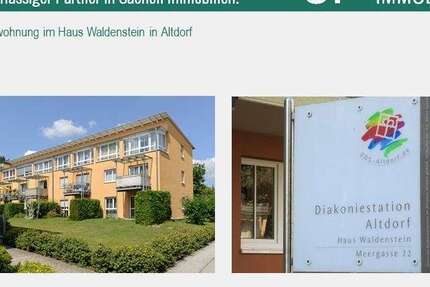 Wohnung Altdorf b. Nürnberg - 1 Zimmer, 34 m&sup2;, 124.000&euro; | Angebot:25562330
