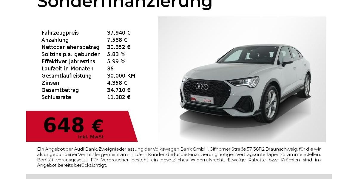 Audi Q3 13.194 km 37.940 &euro; Nürnberg 90441