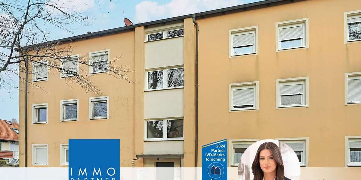 Etagenwohnung Schwabach - 2 Zimmer, 33 m&sup2;, 94.500&euro; | Angebot:24443763