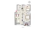 Etagenwohnung Nürnberg Kleinweidenmühle - 3 Zimmer, 73 m&sup2;, 1.150&euro; | Angebot:26586927