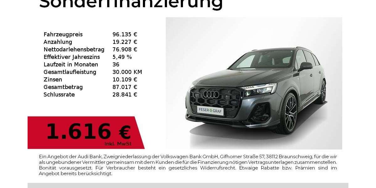 Audi Q7 5.000 km 96.135 &euro; Nürnberg 90441