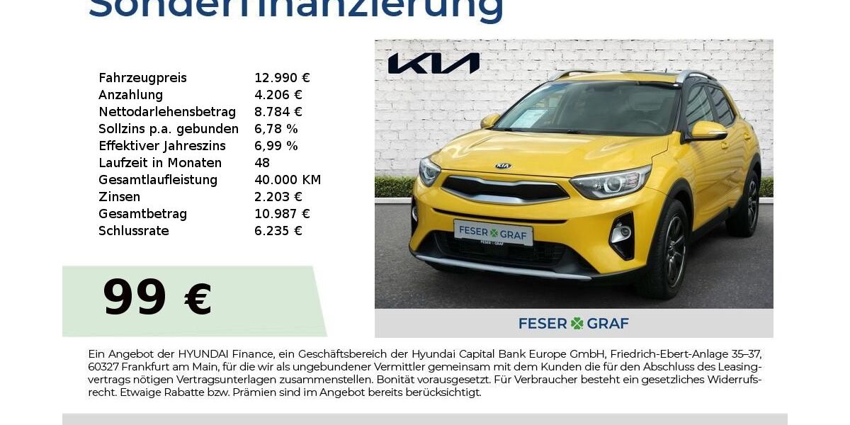 Kia Stonic 100.091 km 12.850 &euro; Roth 91154