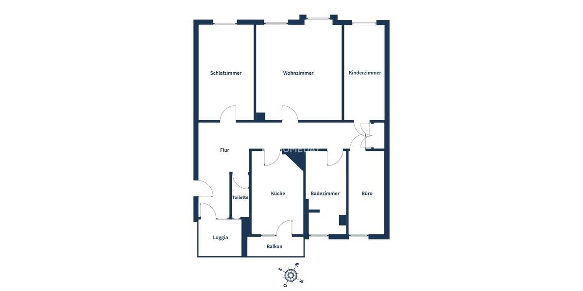 Etagenwohnung Nürnberg Gleißhammer - 4 Zimmer, 110 m&sup2;, 430.000&euro; | Angebot:26657353