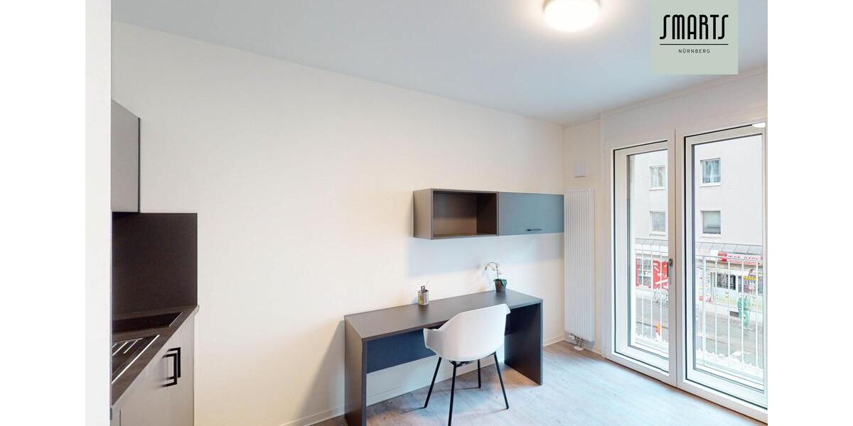Erdgeschoßwohnung Nürnberg Gleißhammer - 1 Zimmer, 21 m&sup2;, 480&euro; | Angebot:26248513