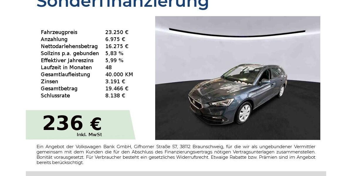 Seat Leon 56.550 km 22.740 &euro; Nürnberg 90431