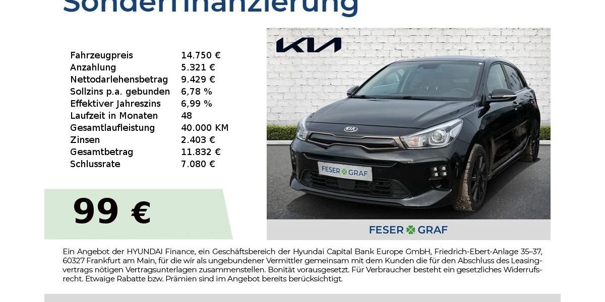 Kia Rio 90.393 km 14.750 &euro; Roth 91154