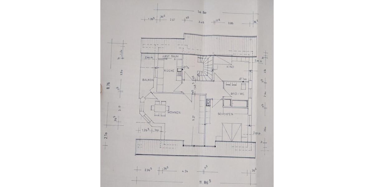 Dachgeschoßwohnung Burgthann - 3 Zimmer, 85 m&sup2;, 700&euro; | Angebot:25652553
