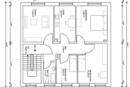 Wohnung Nürnberg Zerzabelshof - 4 Zimmer, 80 m&sup2;, 1.350&euro; | Angebot:25852638
