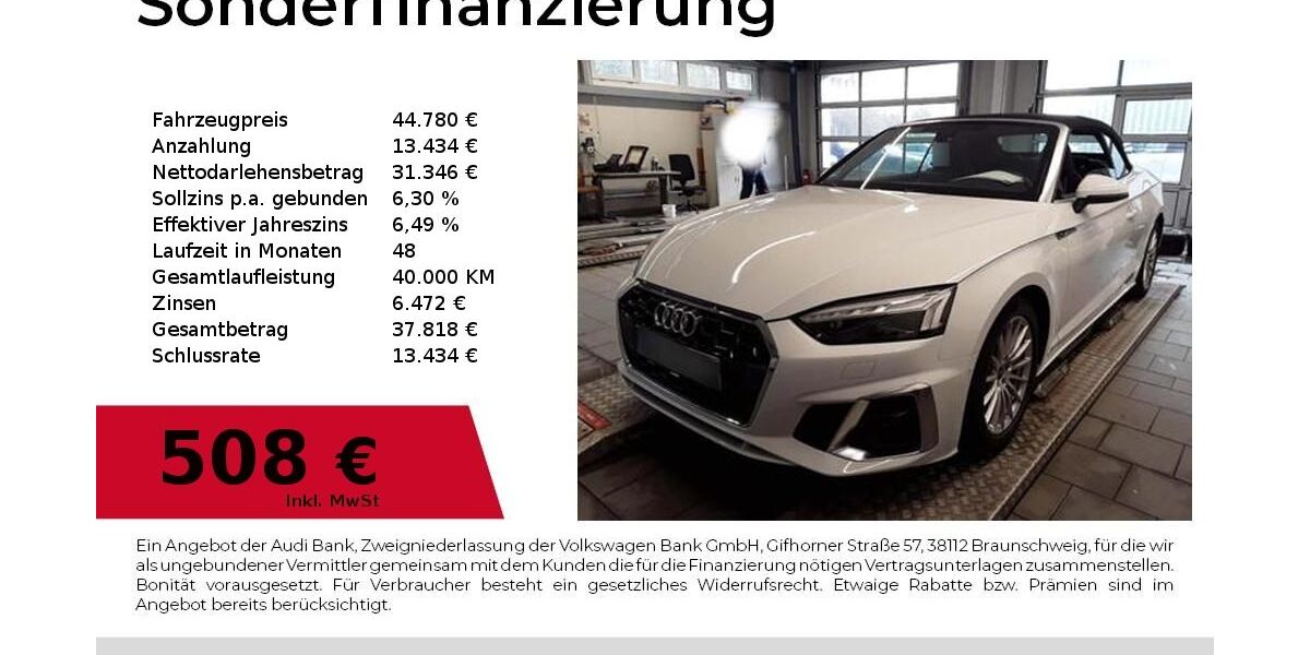 Audi A5 38.200 km 44.780 &euro; Nürnberg 90411