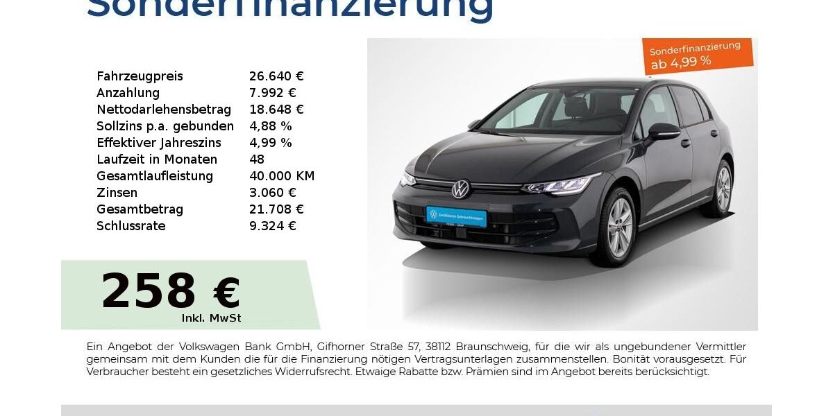 VW Golf 13.250 km 26.640 &euro; Nürnberg 90441