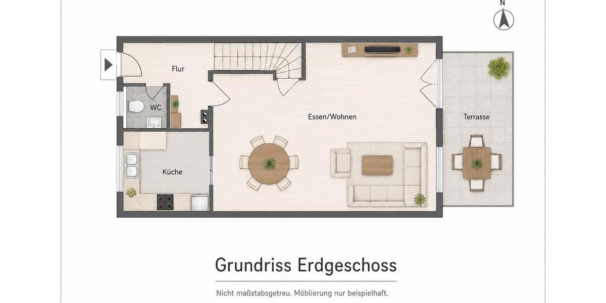 Reihenhaus Adelsdorf - 5 Zimmer, 163 m&sup2;, 649.000&euro; | Angebot:26992715
