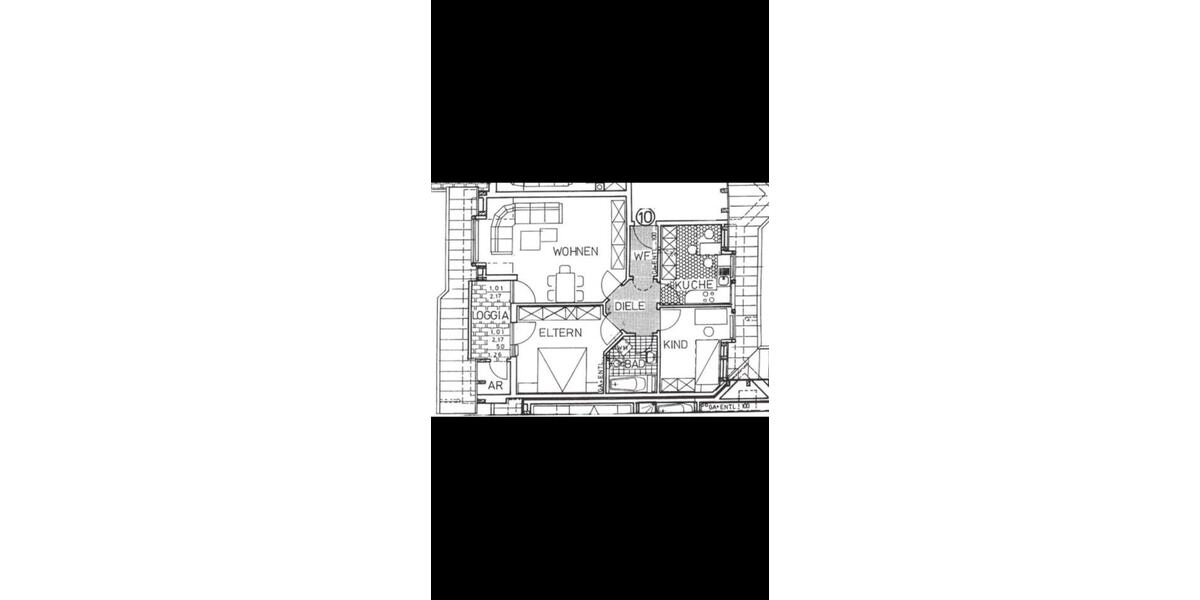 Dachgeschoßwohnung Herzogenaurach - 3 Zimmer, 76 m&sup2;, 305.000&euro; | Angebot:26236061