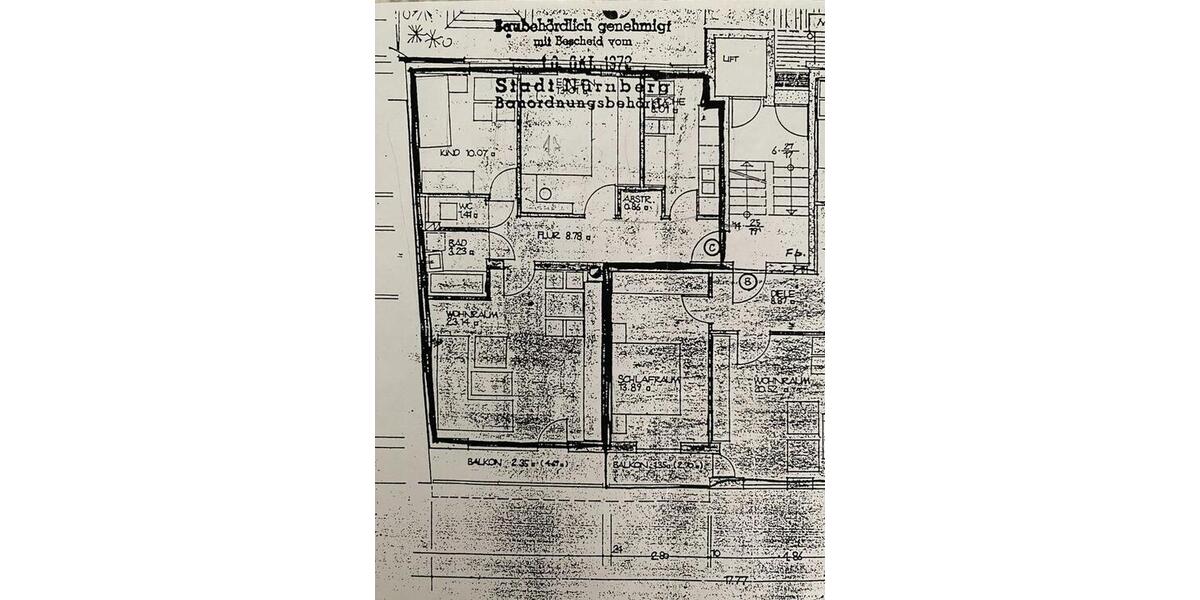 Hochparterre Nürnberg Gärten hinter der Veste - 3 Zimmer, 71 m&sup2;, 288.000&euro; | Angebot:24239837