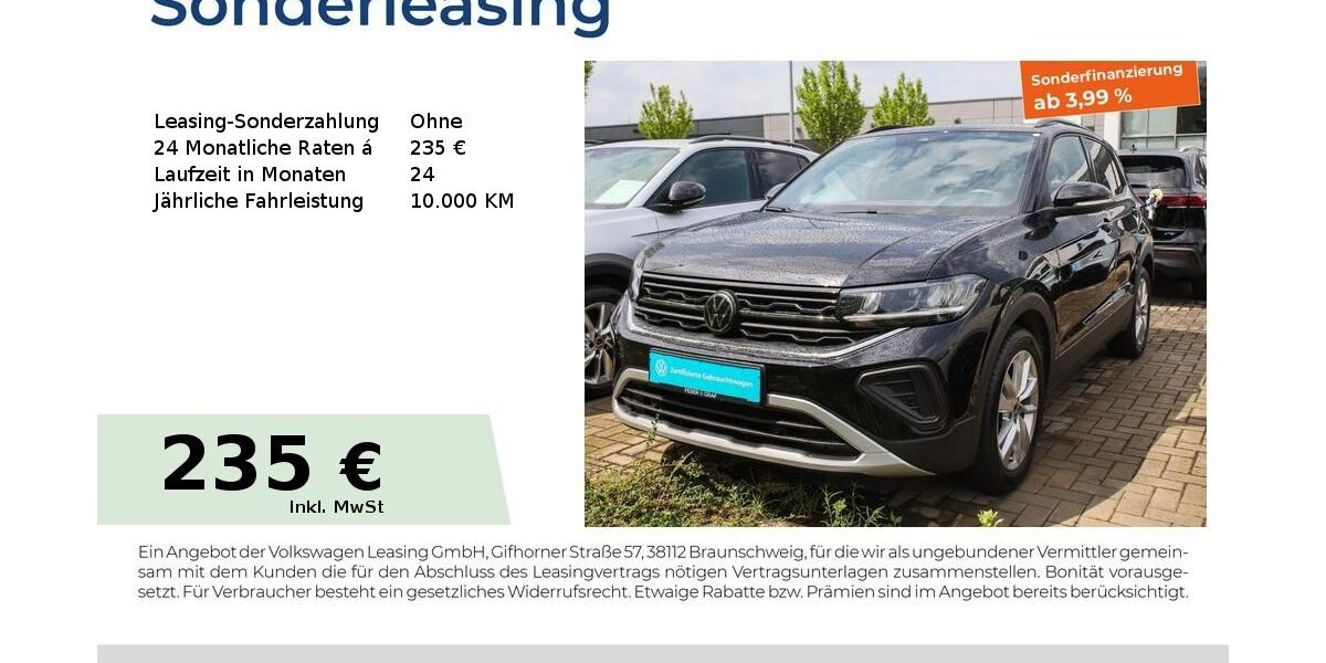 VW T-Cross 14.350 km 23.640 &euro; Forchheim 91301