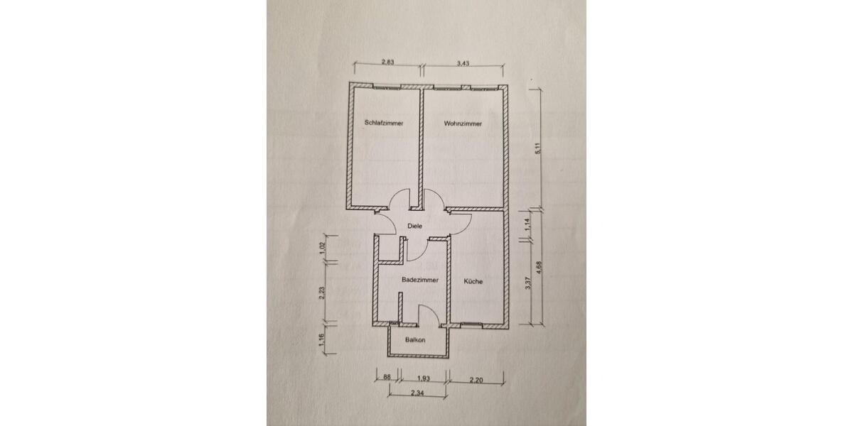 Etagenwohnung Nürnberg Sankt Leonhard - 2 Zimmer, 65 m&sup2;, 908&euro; | Angebot:25390352