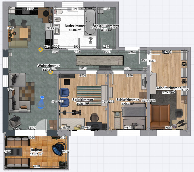 Etagenwohnung Nürnberg Gleißbühl - 4 Zimmer, 103 m&sup2;, 429.000&euro; | Angebot:25690291