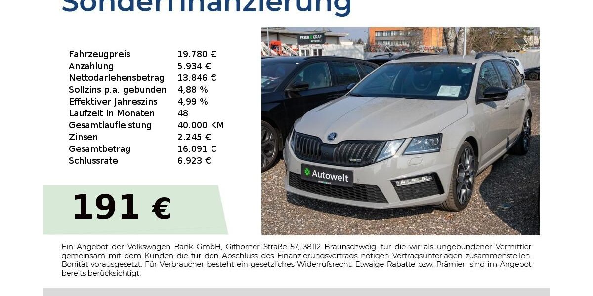 Skoda Octavia 107.750 km 19.780 &euro; Nürnberg 90431