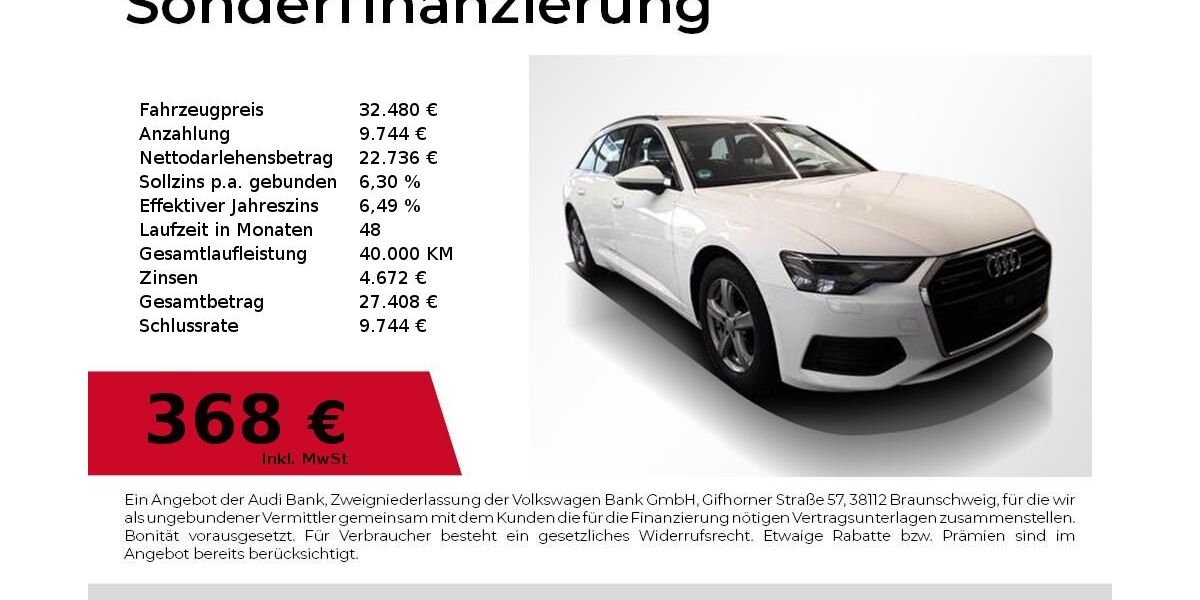 Audi A6 89.850 km 32.480 &euro; Nürnberg 90411