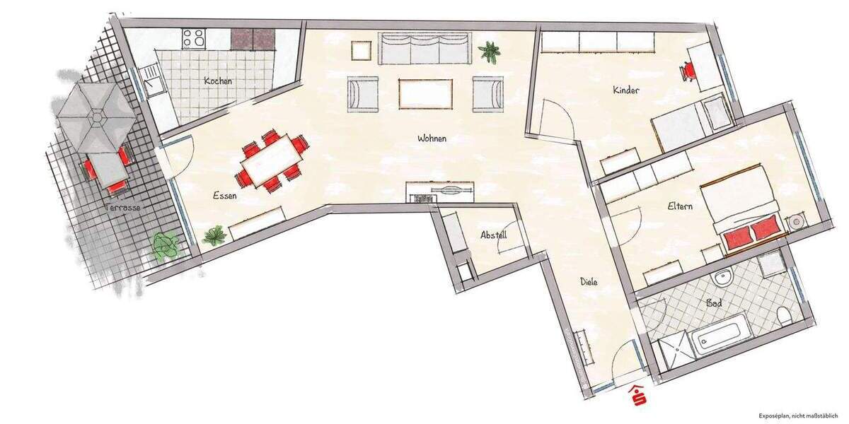 Etagenwohnung Herzogenaurach - 3 Zimmer, 87 m&sup2;, 369.000&euro; | Angebot:25771966