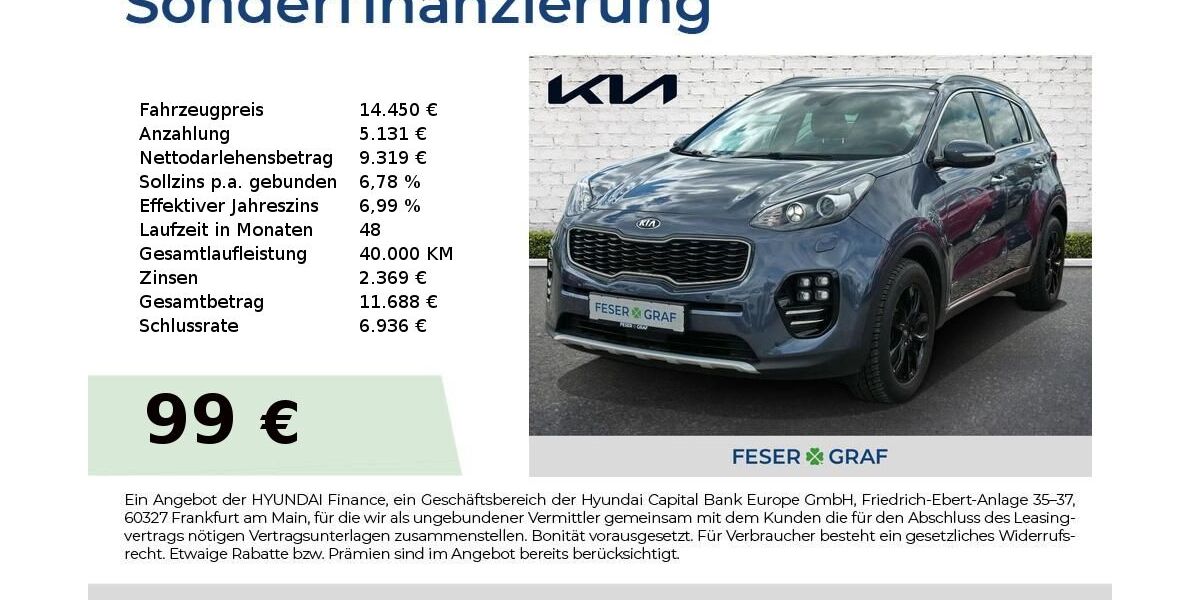 Kia Sportage 138.230 km 14.450 &euro; Roth 91154