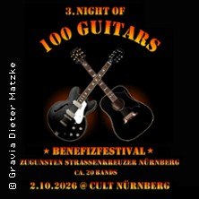 3. Night of 100 Guitars - Benefiz-Festival 02.10.2026 Der Cult