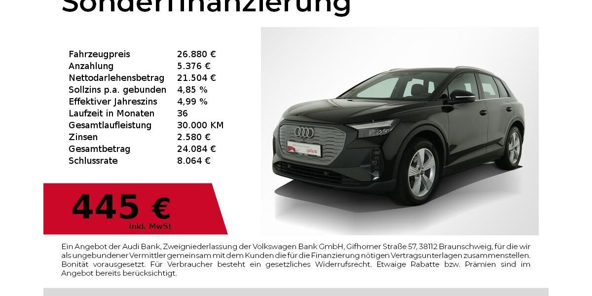 Audi Q4 34.200 km 26.880 &euro; Nürnberg 90441