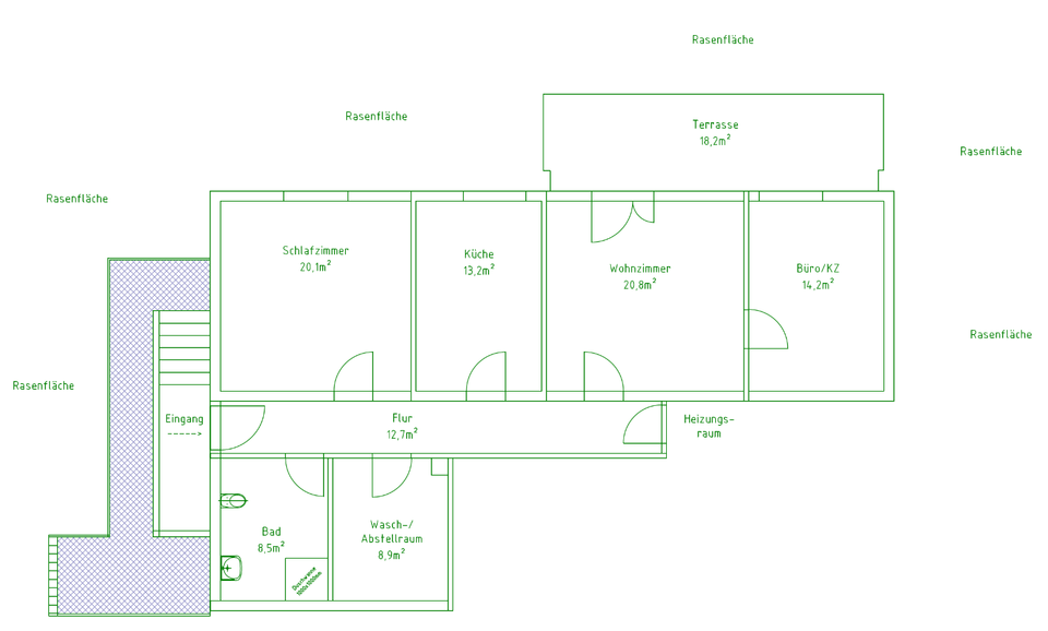Etagenwohnung Lonnerstadt - 3.5 Zimmer, 94 m&sup2;, 850&euro; | Angebot:25883155