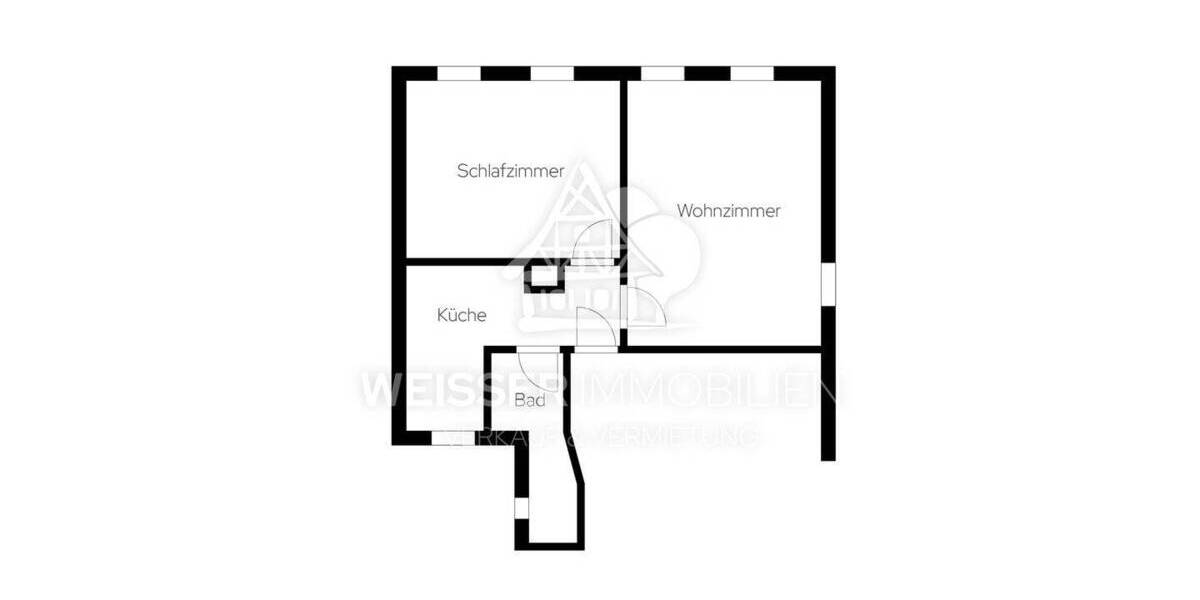 Etagenwohnung Fürth Unterfarrnbach - 2 Zimmer, 49 m&sup2;, 480&euro; | Angebot:25959142