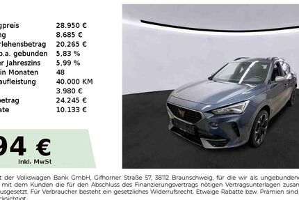 Cupra Formentor 31.650 km 28.740 &euro; Nürnberg 90431
