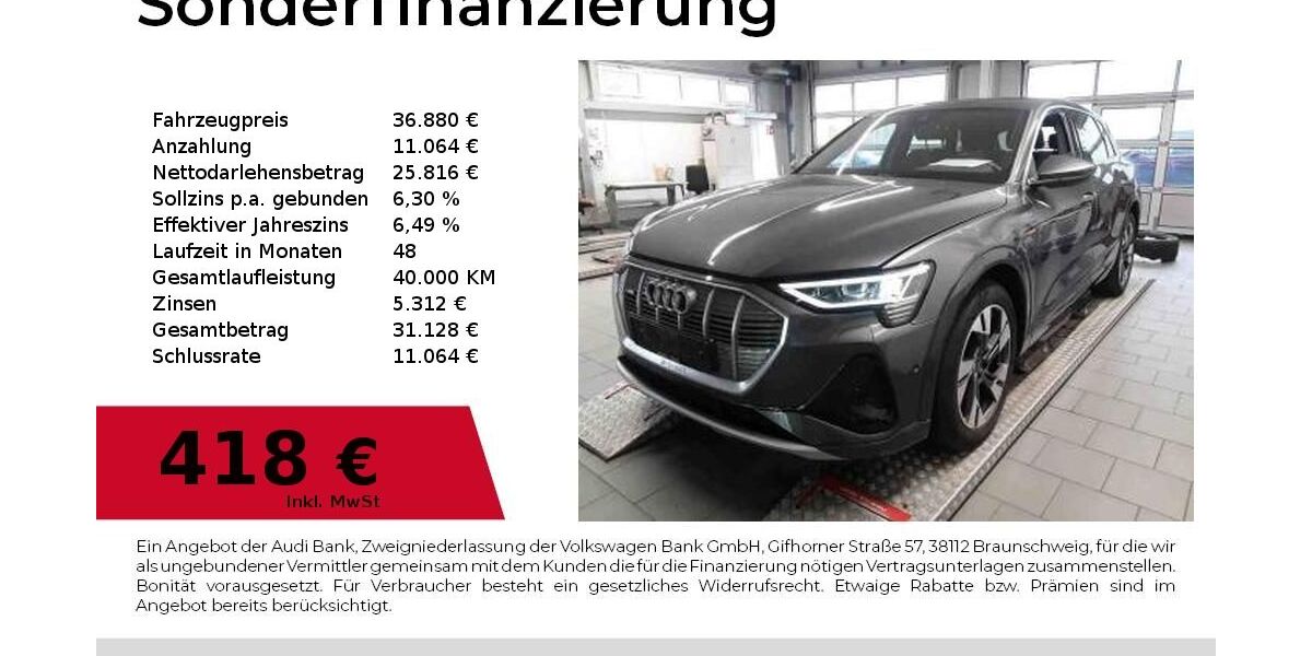 Audi e-tron 63.990 km 36.880 &euro; Lauf an der Pegnitz 91207