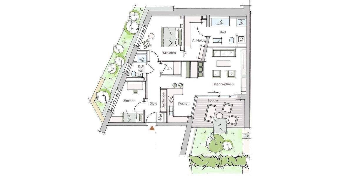 Etagenwohnung Erlangen Innenstadt - 3 Zimmer, 97 m&sup2;, 848.721&euro; | Angebot:26820618
