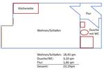 Etagenwohnung Nürnberg Herrnhütte - 1 Zimmer, 23 m&sup2;, 150.000&euro; | Angebot:25599687