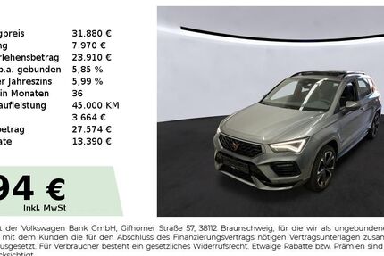 Cupra Ateca 45.550 km 31.880 &euro; Baiersdorf 91083