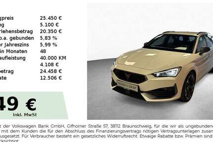 Cupra Leon 45.100 km 25.450 &euro; Schwabach 91126