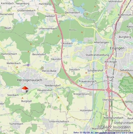 Etagenwohnung Herzogenaurach - 2 Zimmer, 70 m&sup2;, 790&euro; | Angebot:25550319