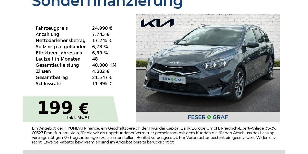 Kia ceed Sportswagon 6.336 km 24.990 &euro; Roth 91154